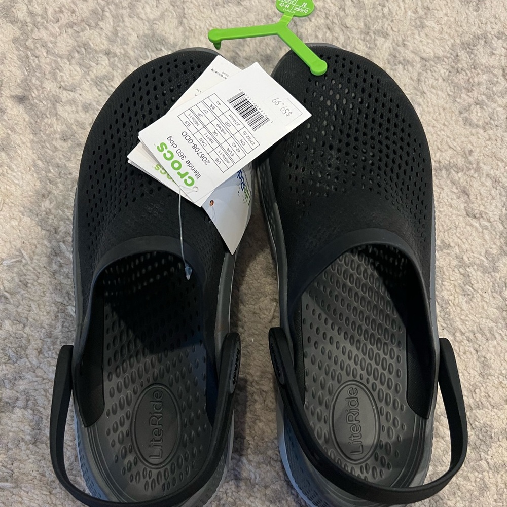 Crocs Black Slip-On Footwear